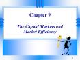 Chapter 9 The Capital Markets and Market Efficiency PowerPoint PPT Presentation