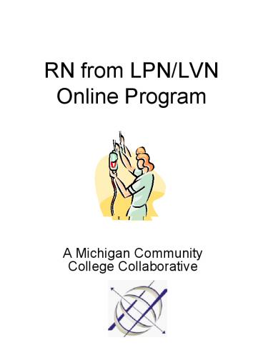 RN from LPN/LVN Online Program