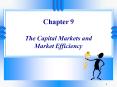 Chapter 9 The Capital Markets and Market Efficiency PowerPoint PPT Presentation