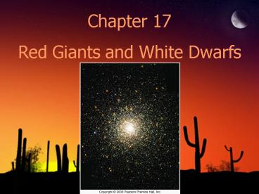 Red Giants and White Dwarfs