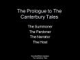 The Prologue to The Canterbury Tales PowerPoint PPT Presentation