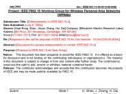 IEEE 802.15 subject