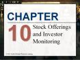 Stock Offerings and Investor Monitoring PowerPoint PPT Presentation