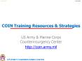 COIN Training Resources PowerPoint PPT Presentation