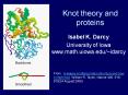 Knot theory and proteins PowerPoint PPT Presentation