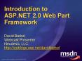 Introduction to ASP.NET 2.0 Web Part Framework PowerPoint PPT Presentation