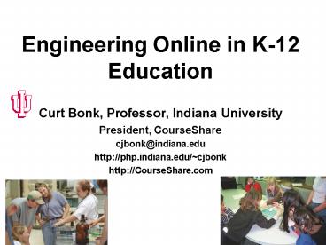 Engineering Online in K12 Education