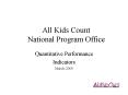 All Kids Count National Program Office PowerPoint PPT Presentation