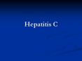 Hepatitis C PowerPoint PPT Presentation