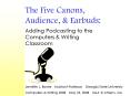 The Five Canons, Audience, PowerPoint PPT Presentation
