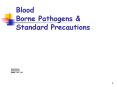 Blood Borne Pathogens PowerPoint PPT Presentation