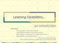 Learning Disabilities PowerPoint PPT Presentation