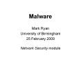 Malware PowerPoint PPT Presentation