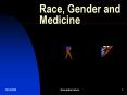 Race, Gender and Medicine PowerPoint PPT Presentation