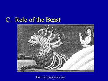 C. Role of the Beast