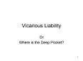 Vicarious Liability PowerPoint PPT Presentation