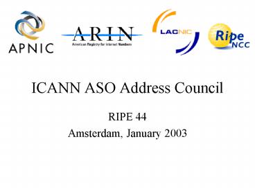 ICANN ASO Address Council