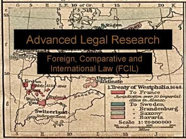 Foreign, Comparative and International Law (FCIL)