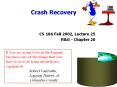 Crash Recovery PowerPoint PPT Presentation