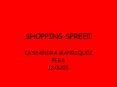 SHOPPING SPREE PowerPoint PPT Presentation