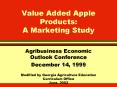 Value Added Apple Products: A Marketing Study PowerPoint PPT Presentation