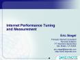 Internet Performance Tuning and Measurement PowerPoint PPT Presentation