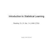 Introduction to Statistical Learning