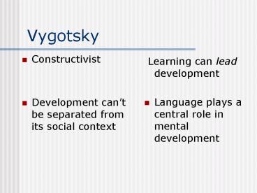 Vygotsky