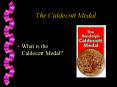 The Caldecott Medal PowerPoint PPT Presentation