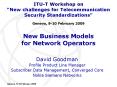 New Business Models for Network Operators PowerPoint PPT Presentation