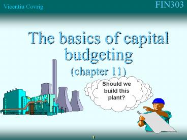 PPT – The basics of capital budgeting PowerPoint presentation | free to ...