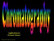 Applications in Forensic Science