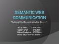 Semantic Web Communication PowerPoint PPT Presentation