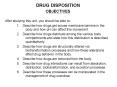 DRUG DISPOSITION PowerPoint PPT Presentation