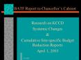BATF Report to Chancellors Cabinet PowerPoint PPT Presentation