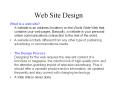 Web Site Design PowerPoint PPT Presentation