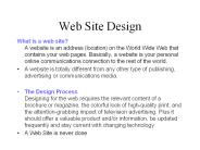 Web Site Design