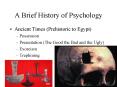 A Brief History of Psychology PowerPoint PPT Presentation