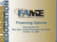 Financing Options PowerPoint PPT Presentation