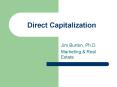 Direct Capitalization PowerPoint PPT Presentation