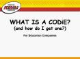 WHAT IS A CODiE and how do I get one PowerPoint PPT Presentation