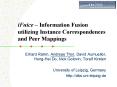 iFuice Information Fusion utilizing Instance Correspondences and Peer Mappings PowerPoint PPT Presentation
