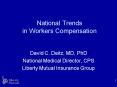 National Trends in Workers Compensation PowerPoint PPT Presentation