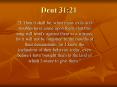 Deut 31:21 PowerPoint PPT Presentation