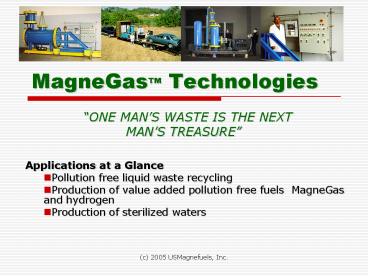 MagneGas Technologies