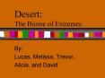 Desert: The Biome of Extremes PowerPoint PPT Presentation