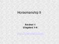 Horsemanship II PowerPoint PPT Presentation