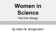 Women in Science PowerPoint PPT Presentation
