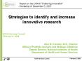 Strategies to identify and increase innovative research PowerPoint PPT Presentation