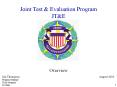 Joint Test PowerPoint PPT Presentation
